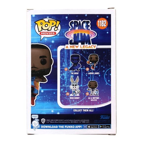 Funko POP! Movies: Space Jam A New Legacy Lebron James Leaping Collectible #1182 - Picture 8 of 12